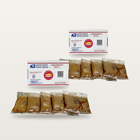 Cincinnati Chili Company 10-pack: ten 4-oz chili spice packets, shipped as two 5-packs in Small Flat Rate boxes