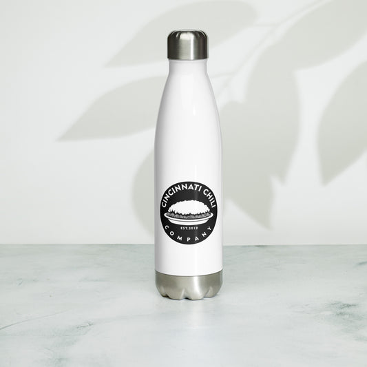 Cincinnati Chili Company (b&w) | Stainless Steel Water Bottle