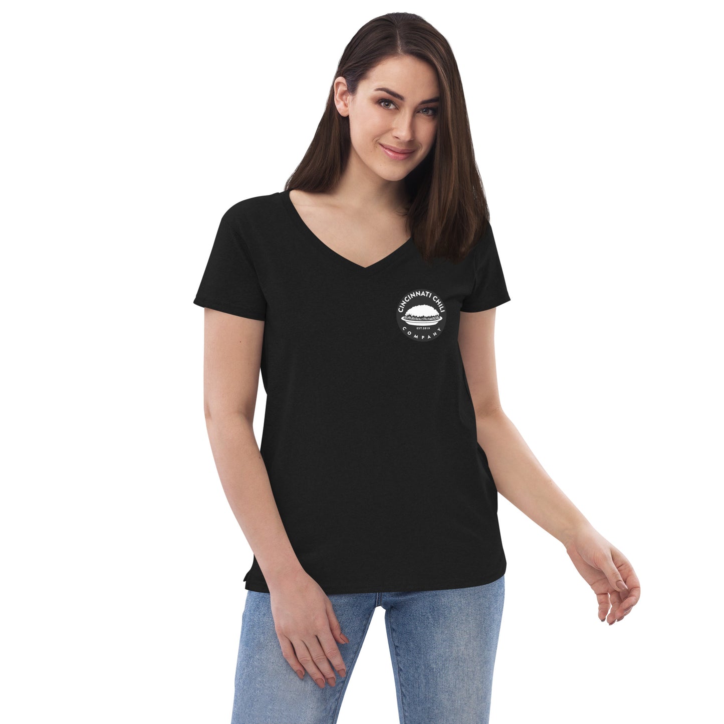 Cincinnati Chili Company | Women’s recycled v-neck t-shirt