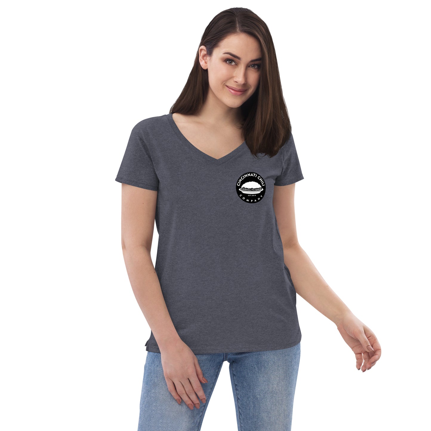 Cincinnati Chili Company | Women’s recycled v-neck t-shirt