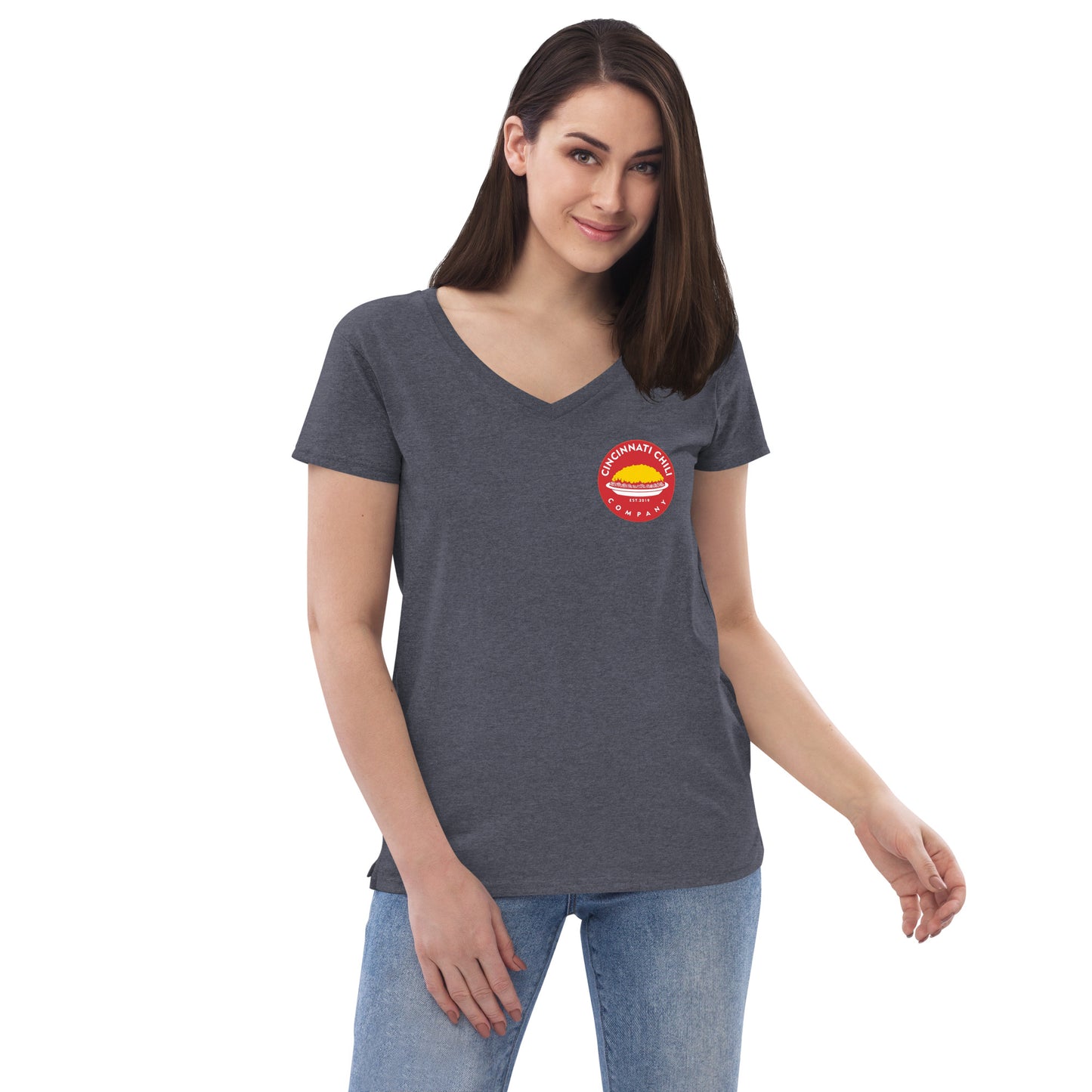 Cincinnati Chili Company | Women’s recycled v-neck t-shirt