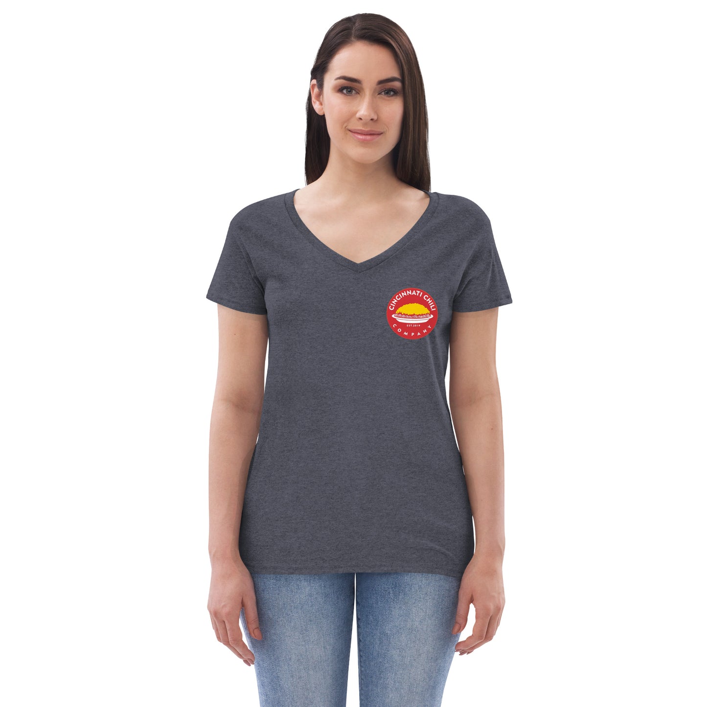 Cincinnati Chili Company | Women’s recycled v-neck t-shirt