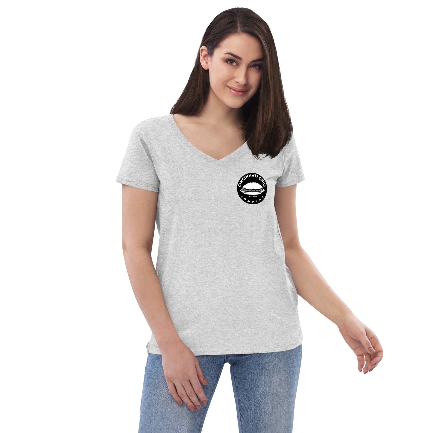 Cincinnati Chili Company | Women’s recycled v-neck t-shirt