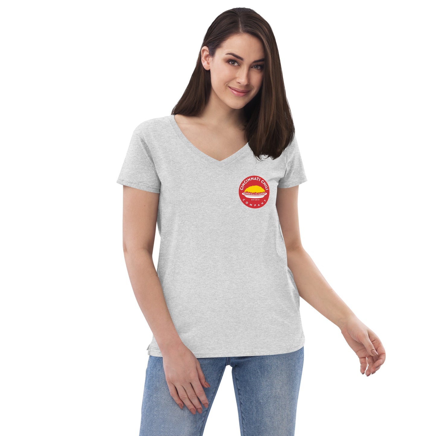 Cincinnati Chili Company | Women’s recycled v-neck t-shirt